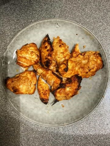 chicken tikka cubes