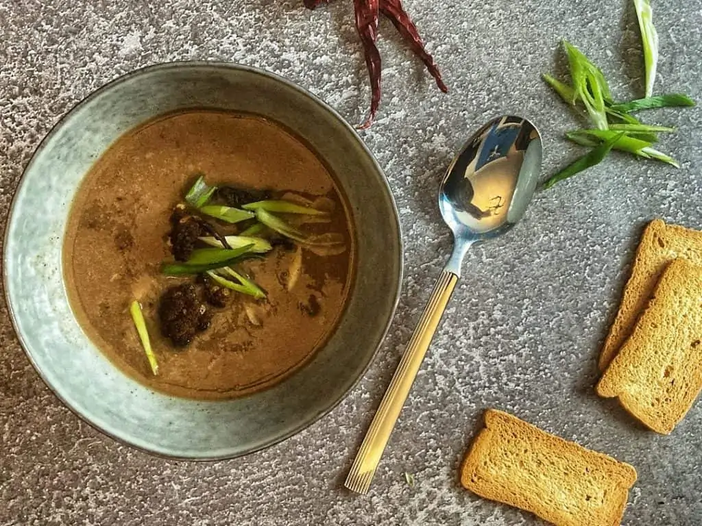 cream of roasted cauliflower soup recipe low-calorie