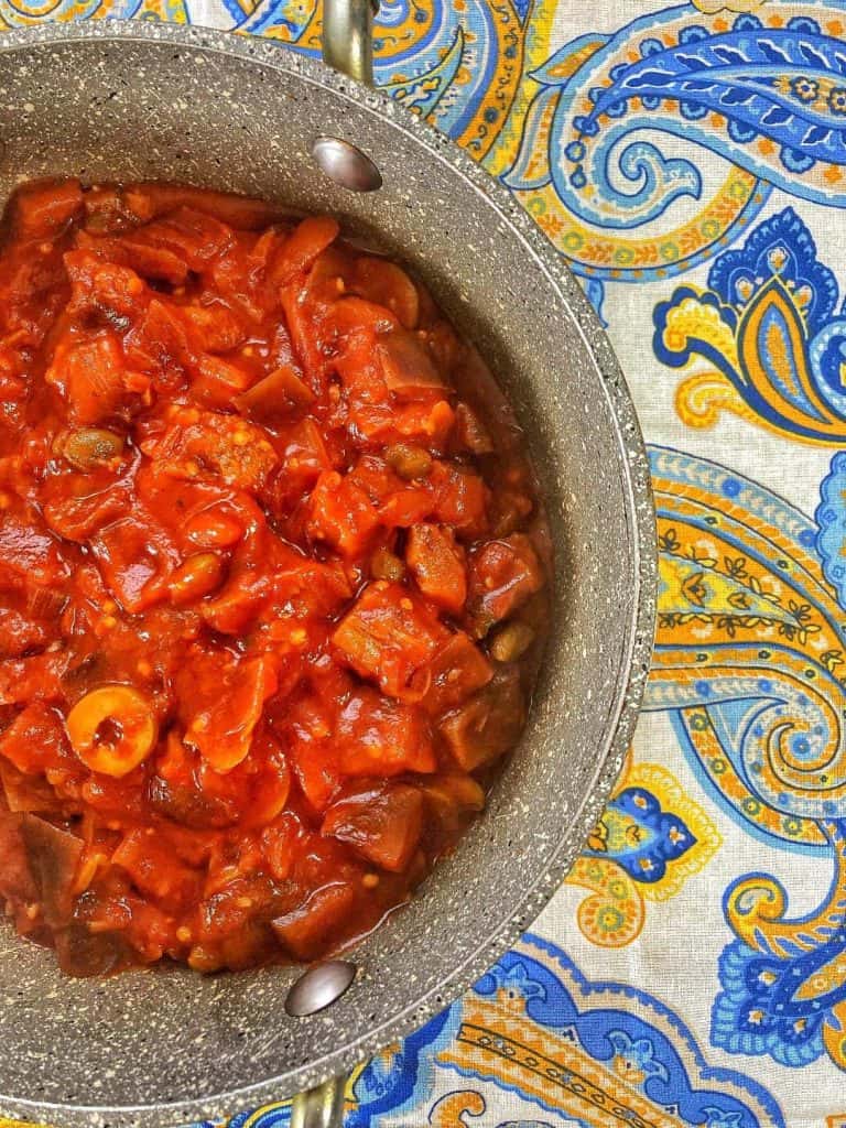 The Best Eggplant Caponata Sicilian Eggplant Recipe