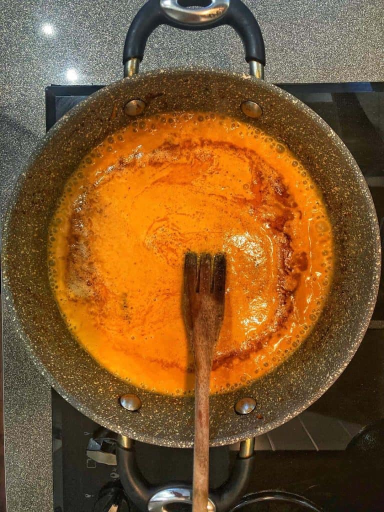 simmering the curry part 2