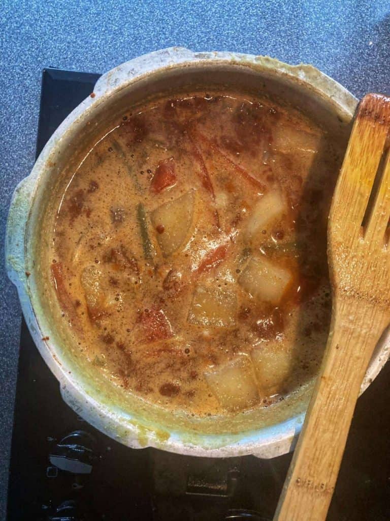 add masala to sambar