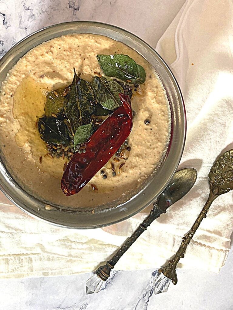 Easy Andhra Style Peanut Chutney Without Coconut