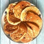 Plate of LEMON BLUEBERRY PANCAKES